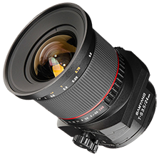 Samyang 24mm f/3.5 tilt-shift lens
