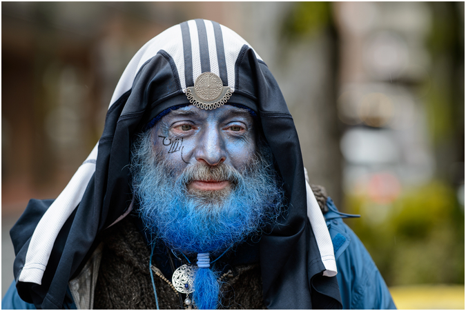 The Man in Blue