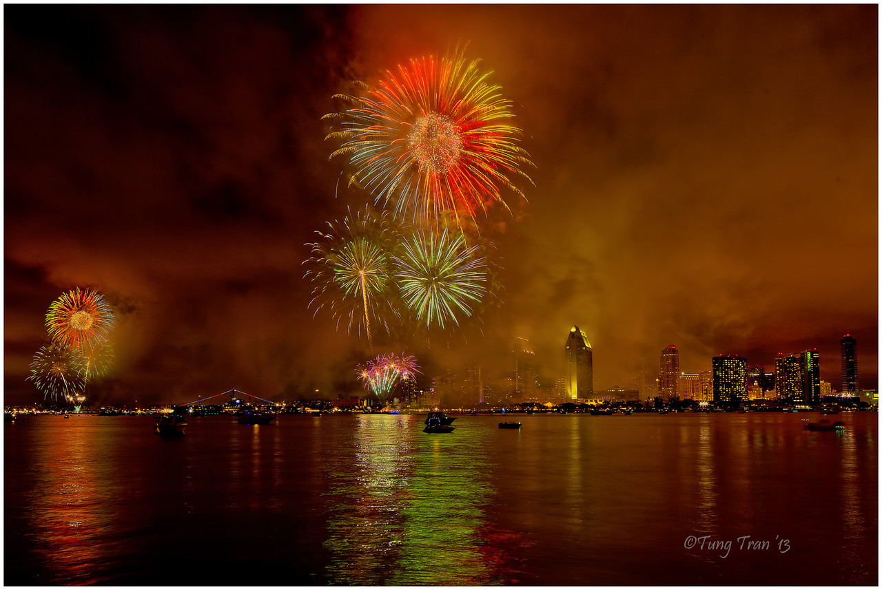 th of July fireworks in San Diego