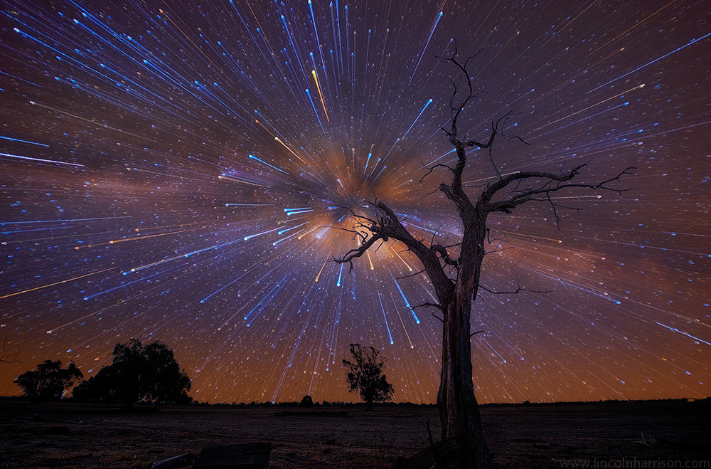 Startrails with a difference