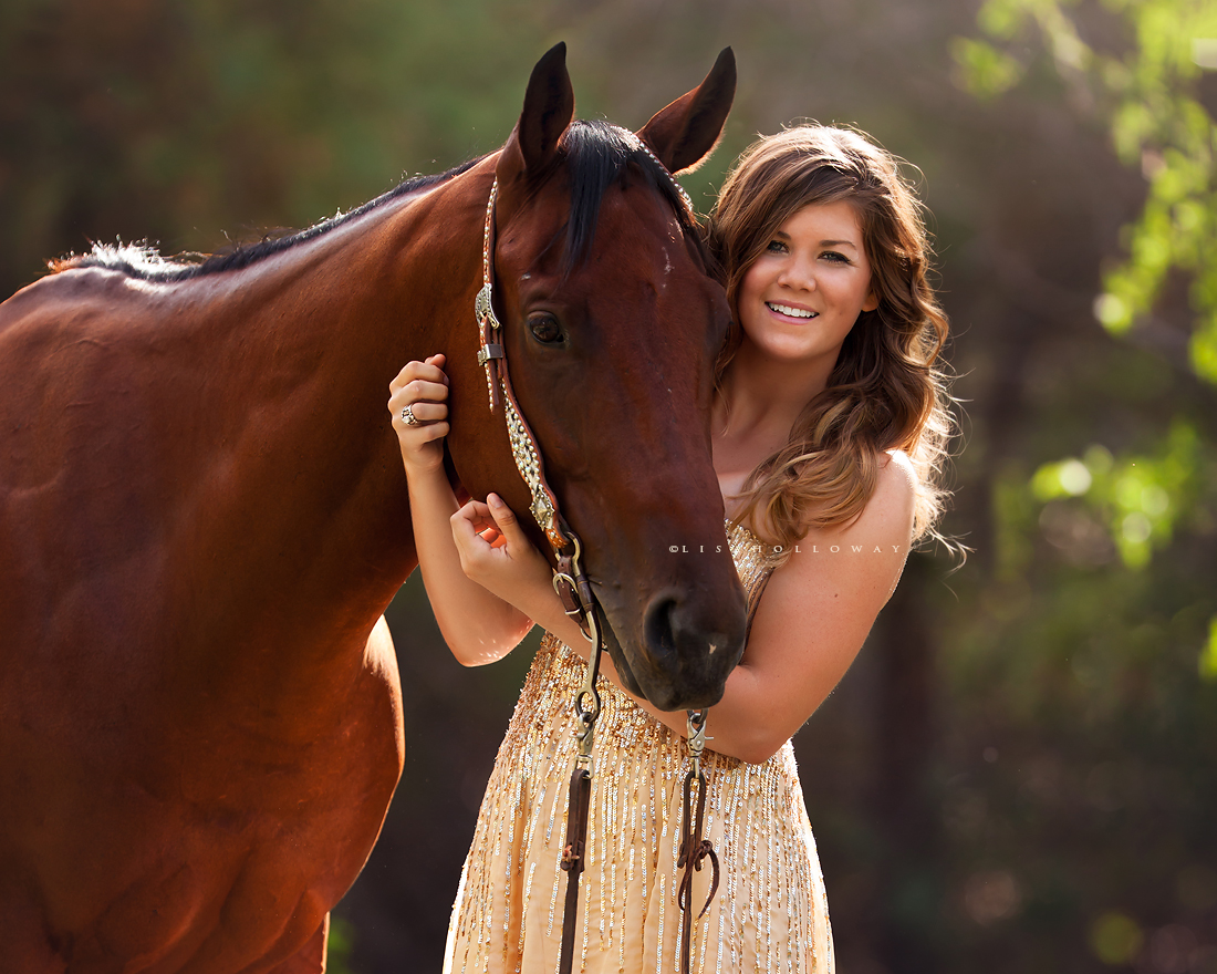 Gorgeous Country Girl {with her horse}