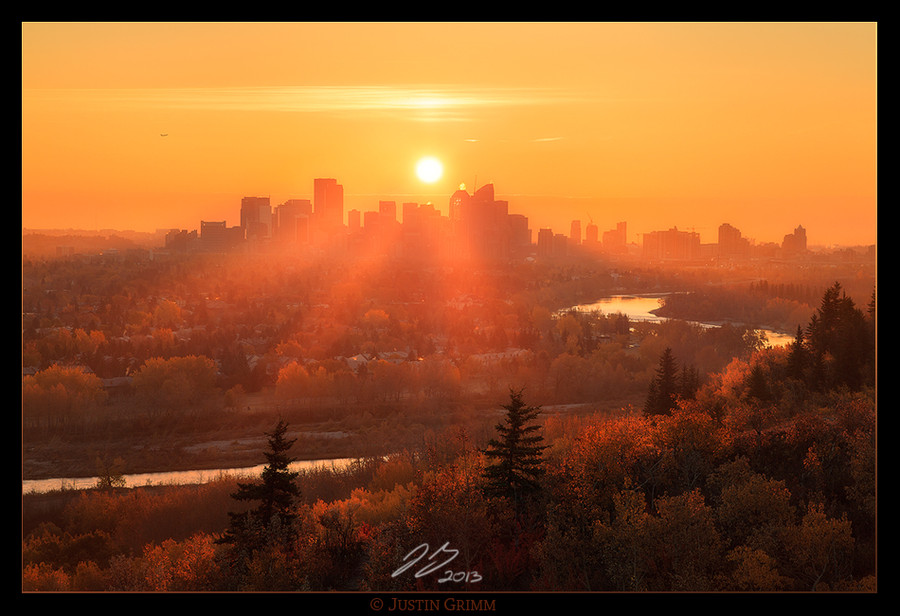 Autumn in Cowtown