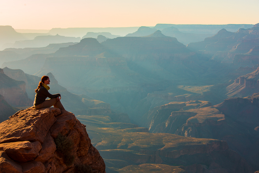 My Wife @ The Grand Canyon