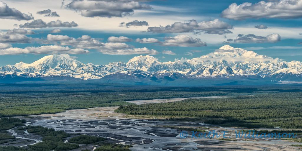 Denali, from the air