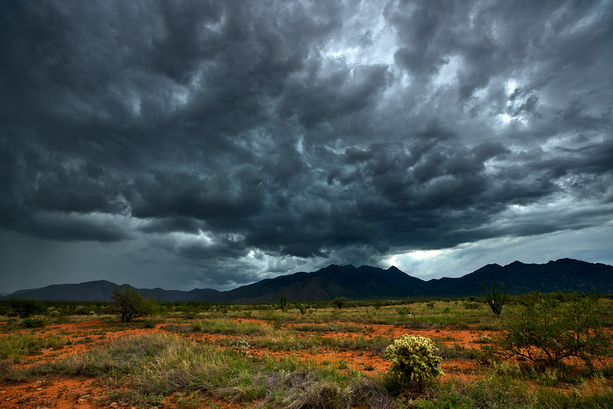 Arizona monsoon sky