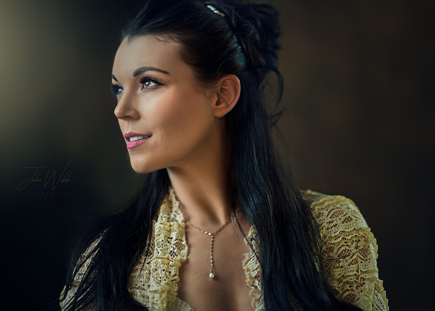 Portrait under modeling light