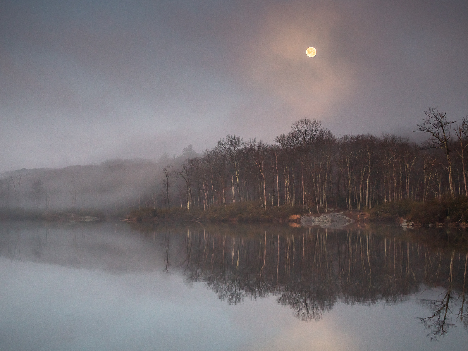 A Setting Moon Then A Rising Sun- Harriman SP