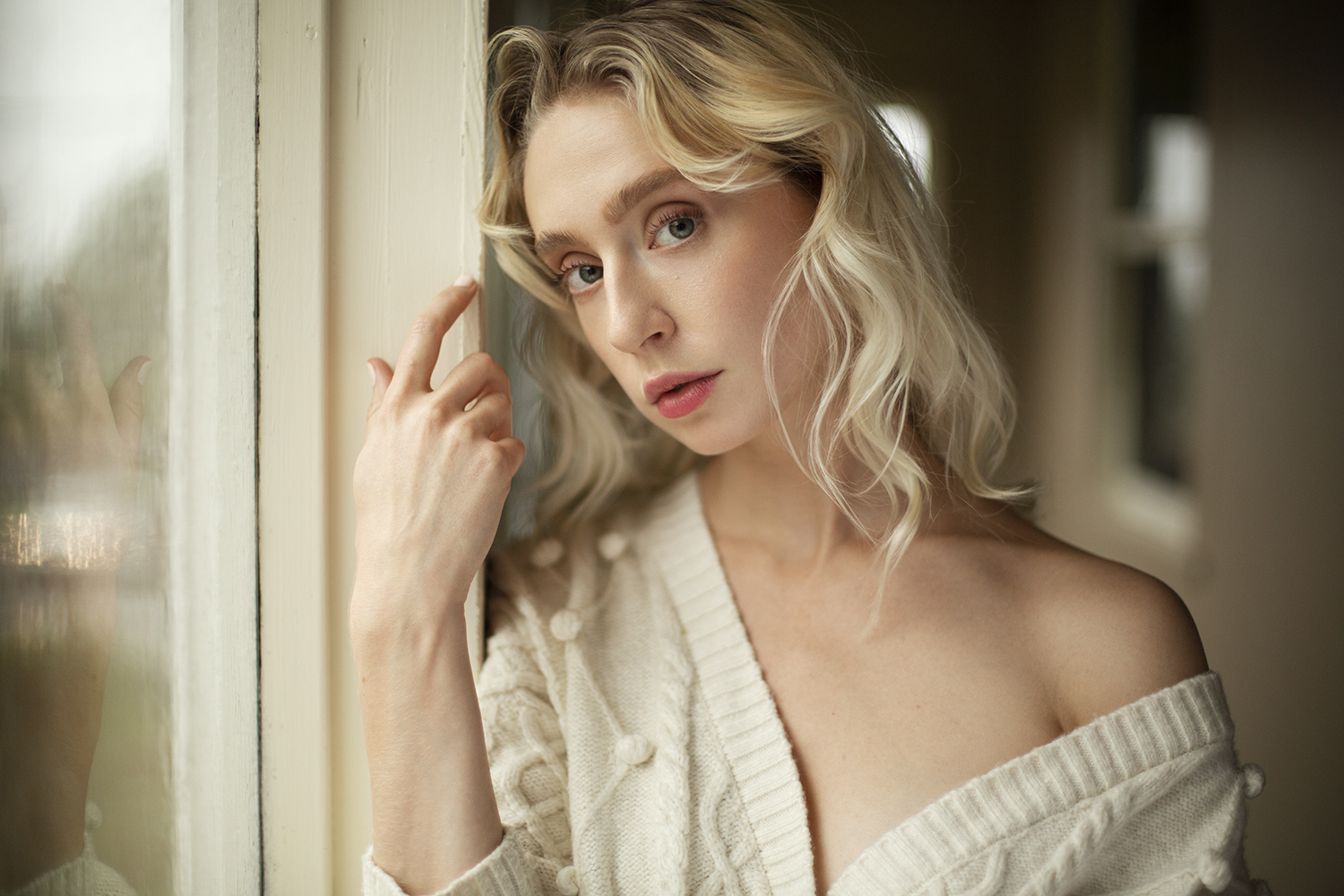 Rachel in window lighting