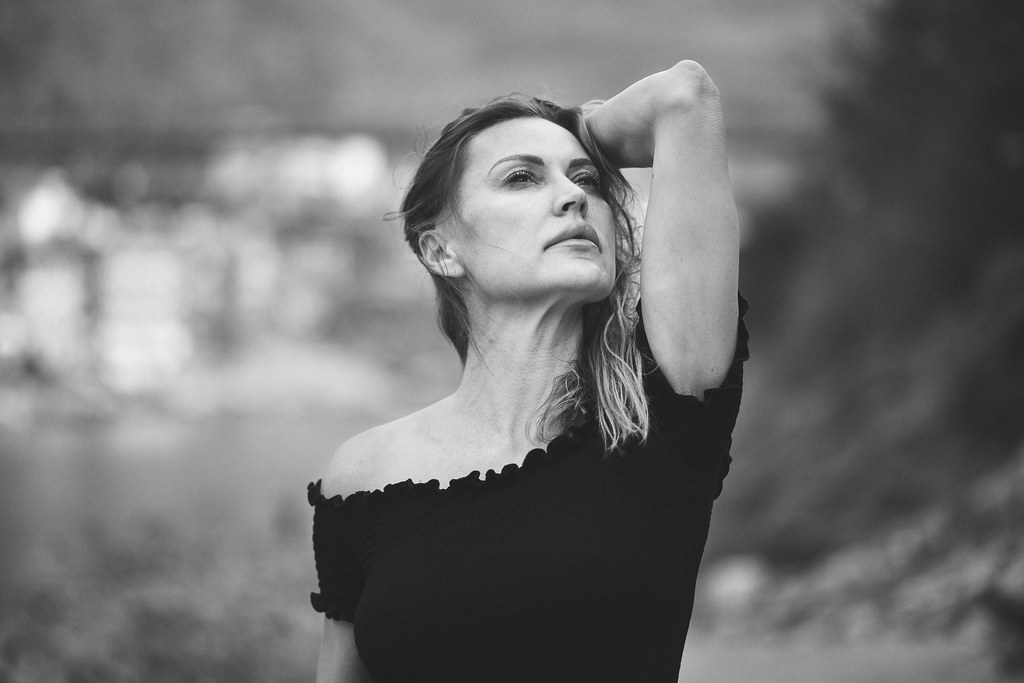 Portraits of a Russian tourist in Rishikesh, India