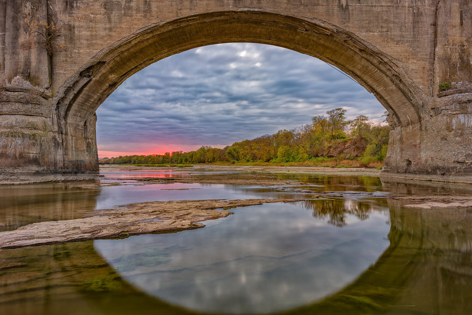 View through the porthole