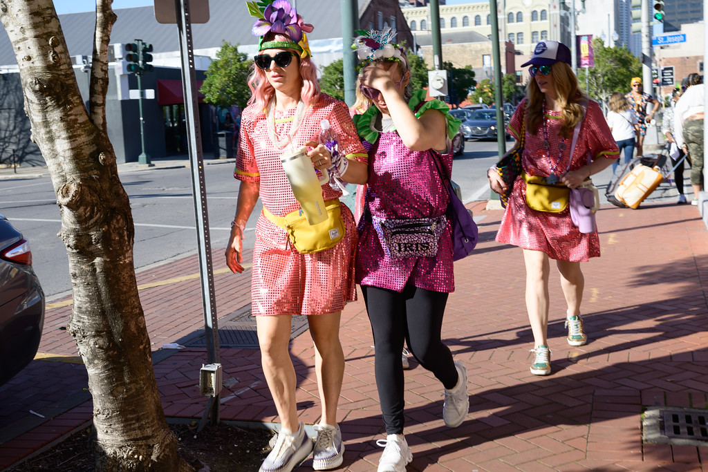 Mardi Gras -after the parade