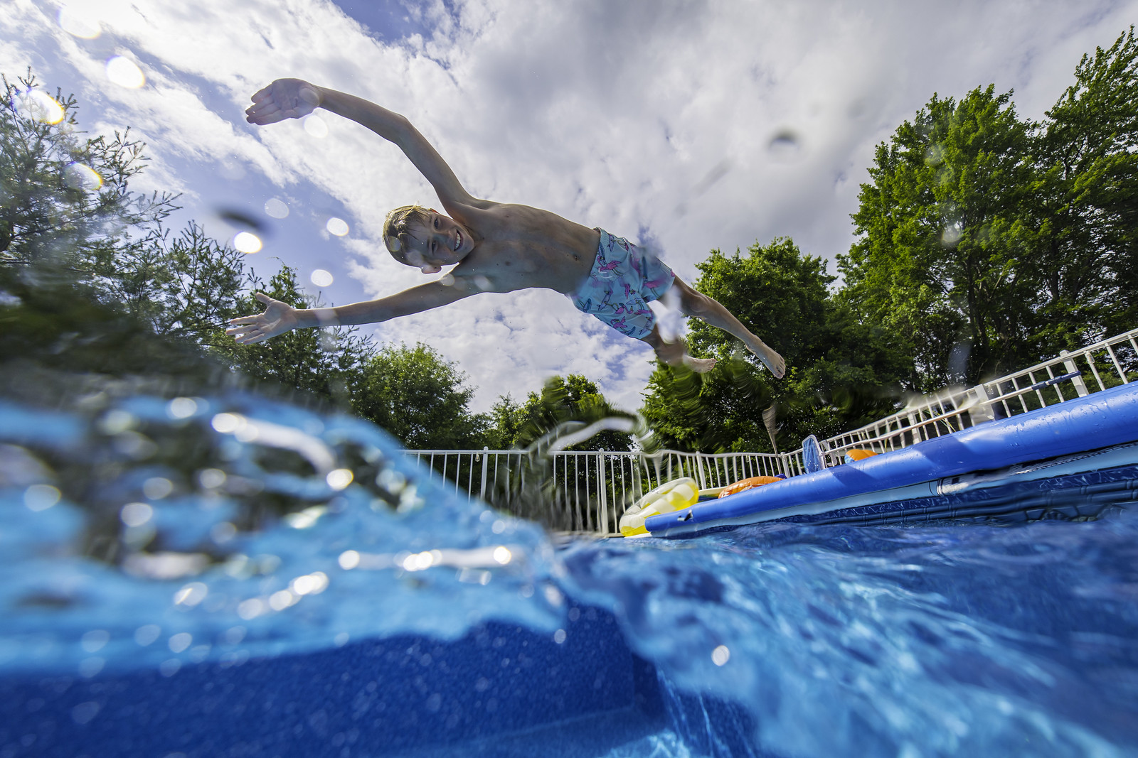 Excited for summer time and the pool