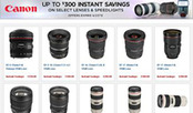 New Canon USA April rebates!