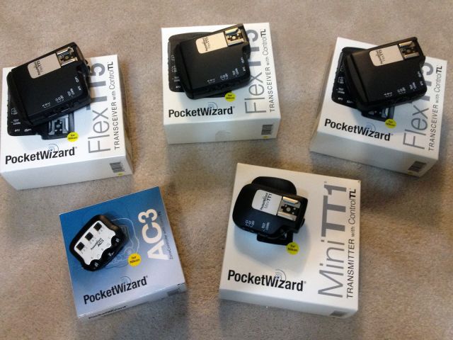 Kit Complet Flashs Pocketwizard Flex TT5, Mini TT1, AC3 + 3 Nikon SB600