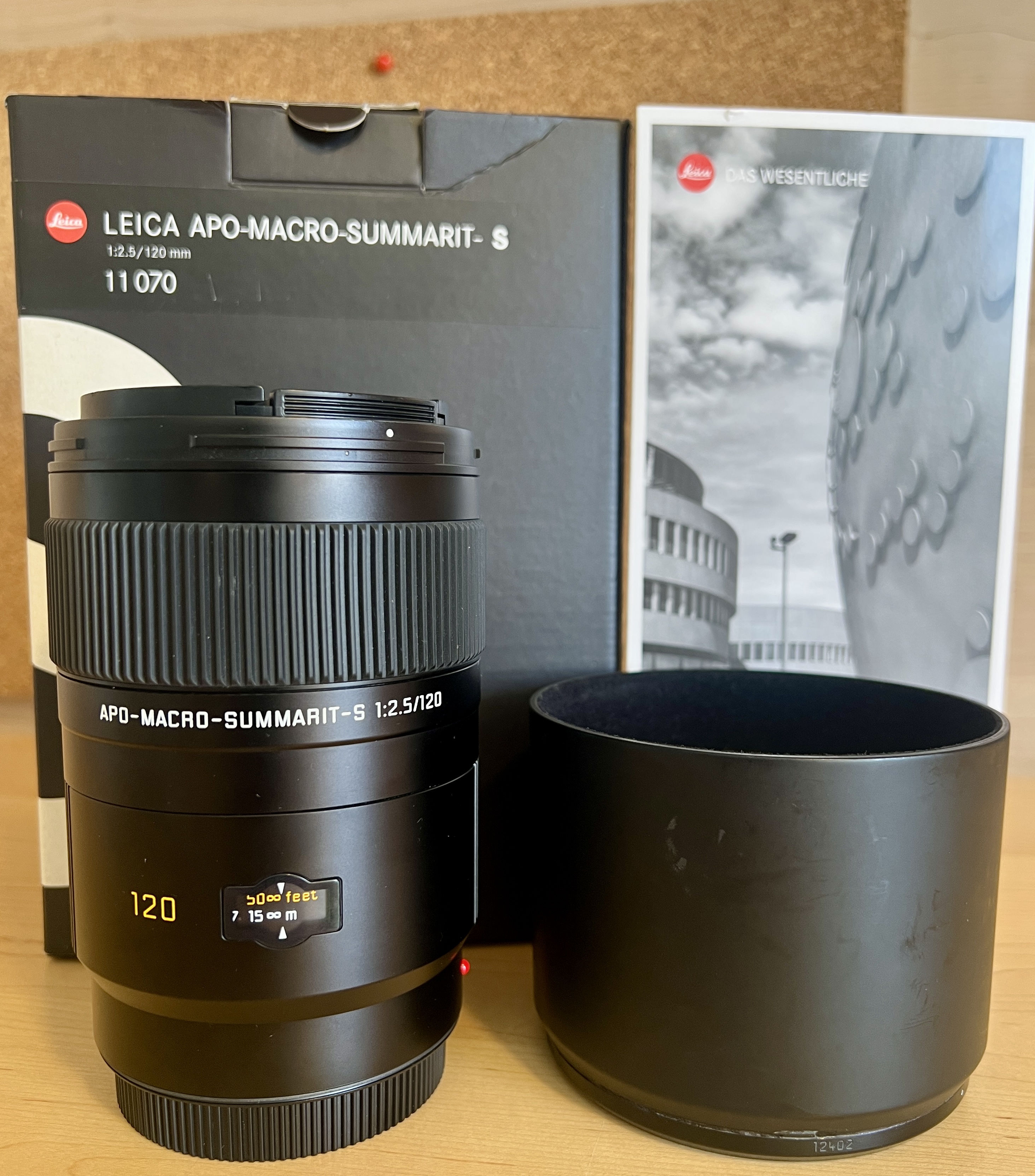 Sold: Leica 120mm f/2.5 Apo-Macro Summarit-S serviced, new AF