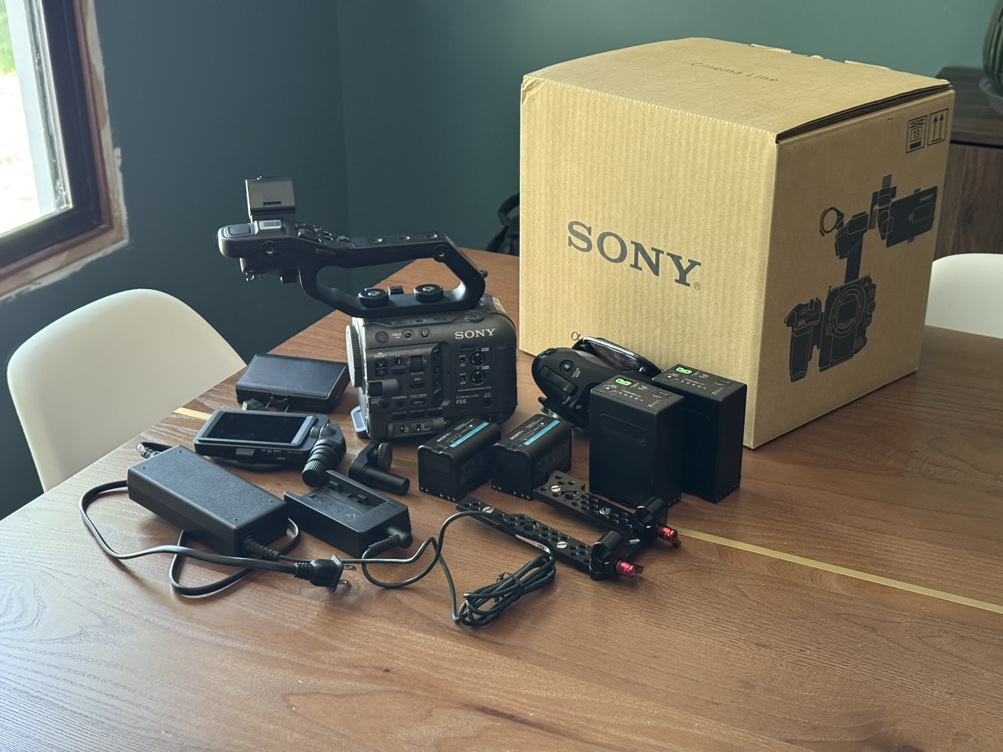 Sony FX6 Full-Frame Cinema Camera w/ Accessories