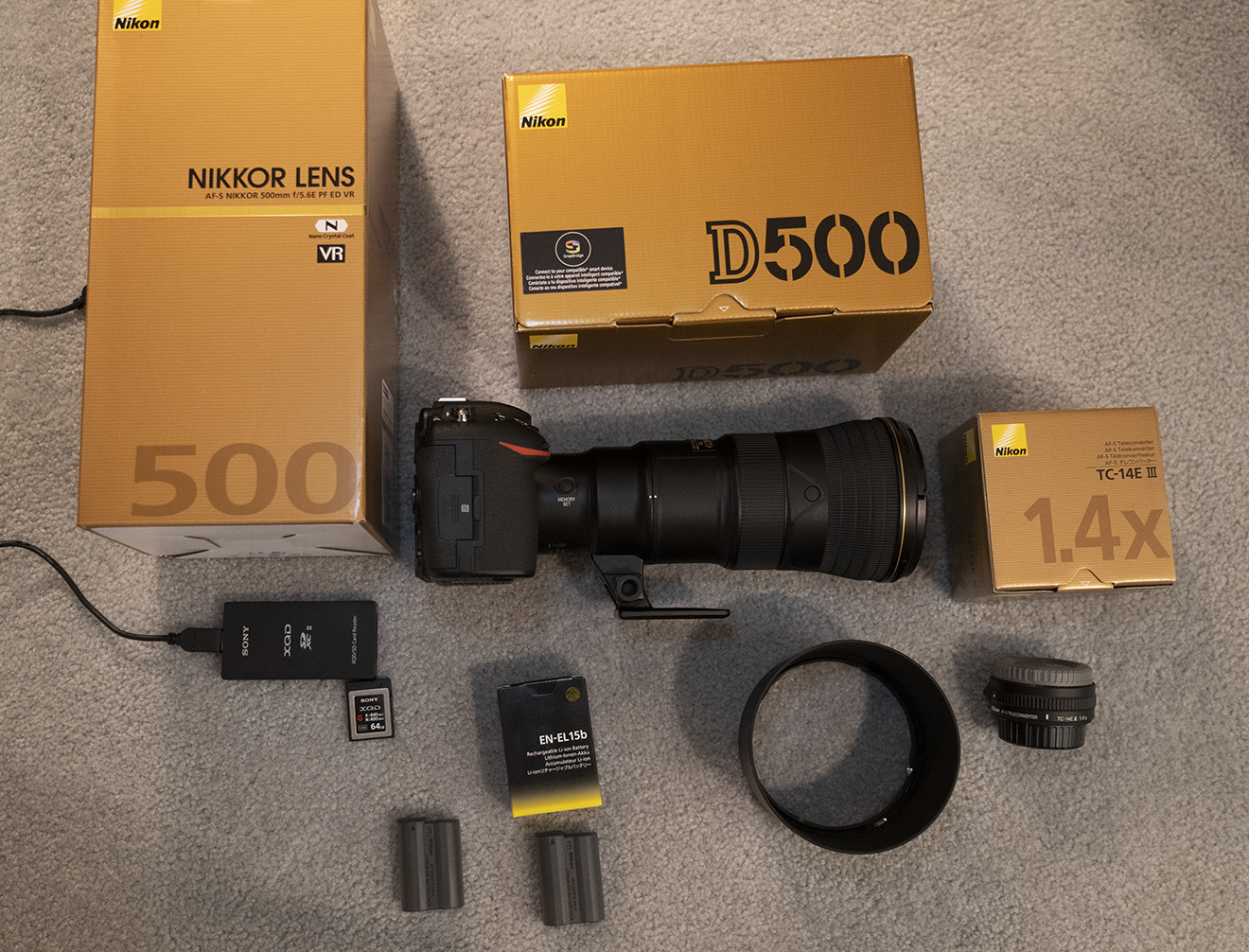Sold Nikon 500mm PF lens, Nikon D500 body and Nikon TC14E III FM Forums