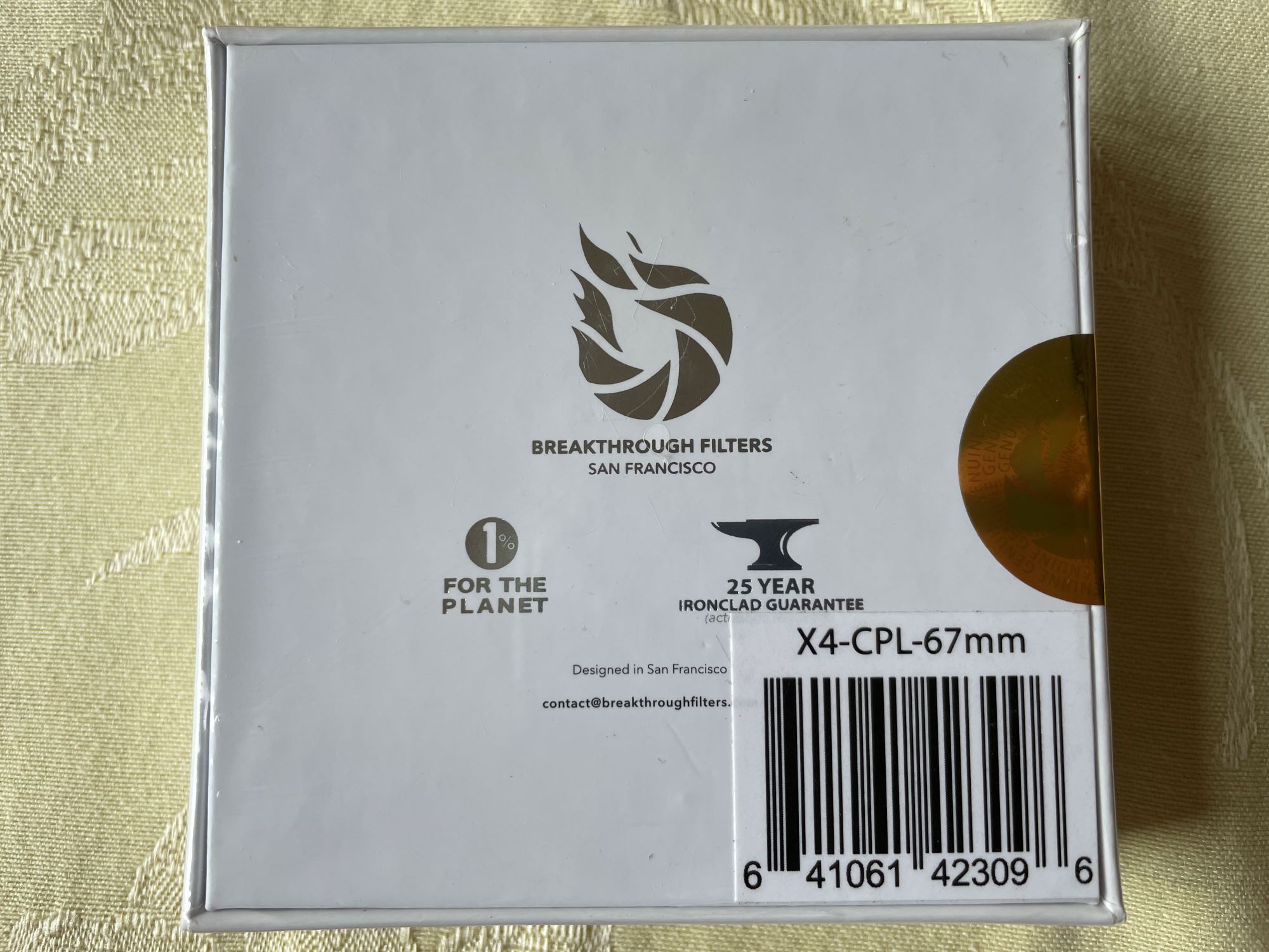 Sold breakthrough photography 67mm x4 circular polarizer filter fm