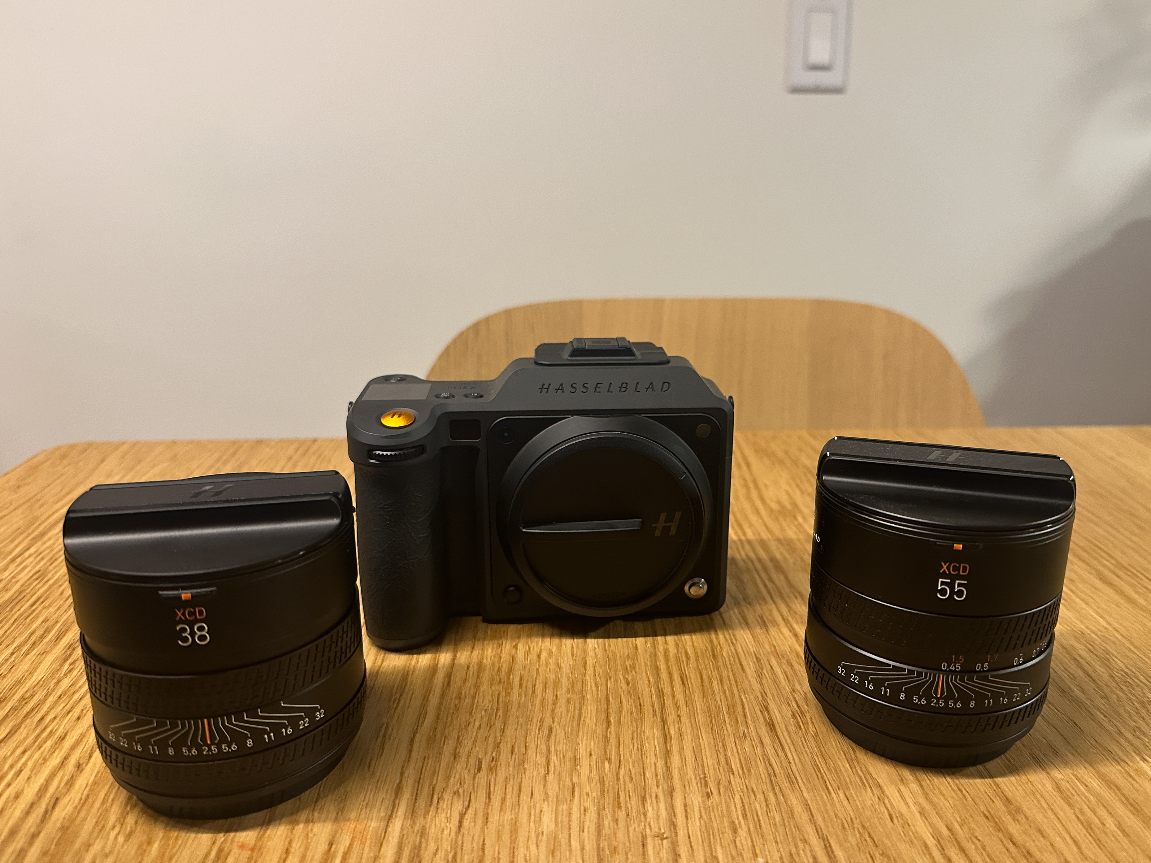 Hasselblad X2D II LNIB, 38V LNIB, 55V LNIB and accessories