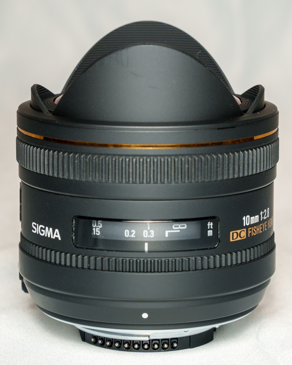 Sold: Sigma 10mm f/2.8 EX DG HSM Diagonal Fisheye Lens for Nikon F DX ...