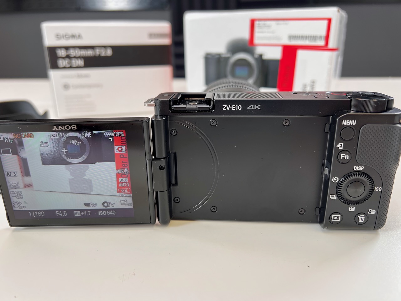 Sold: Sony ZV-e10 Mirrorless Camera W/ Sigma 18-50mm f2.8 Lens 