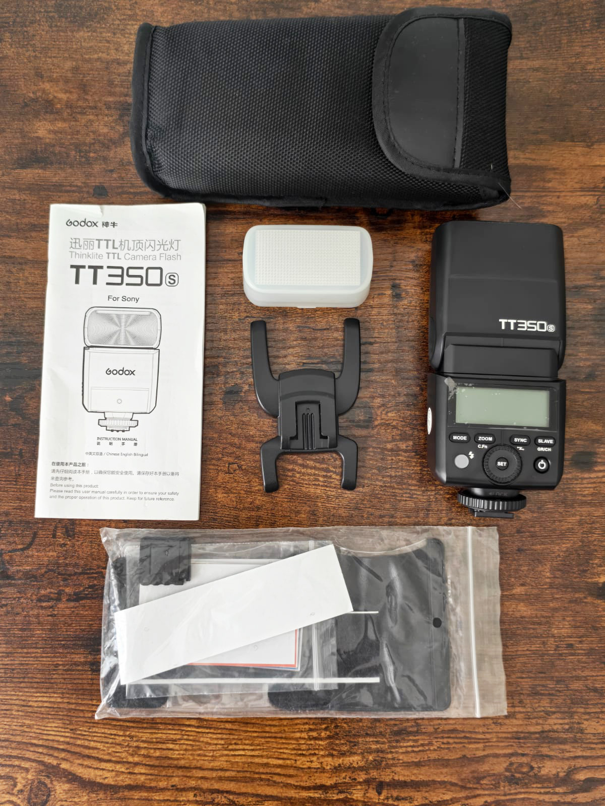 Godox TT350S Mini Thinklite TTL Flash for Sony Cameras + E...