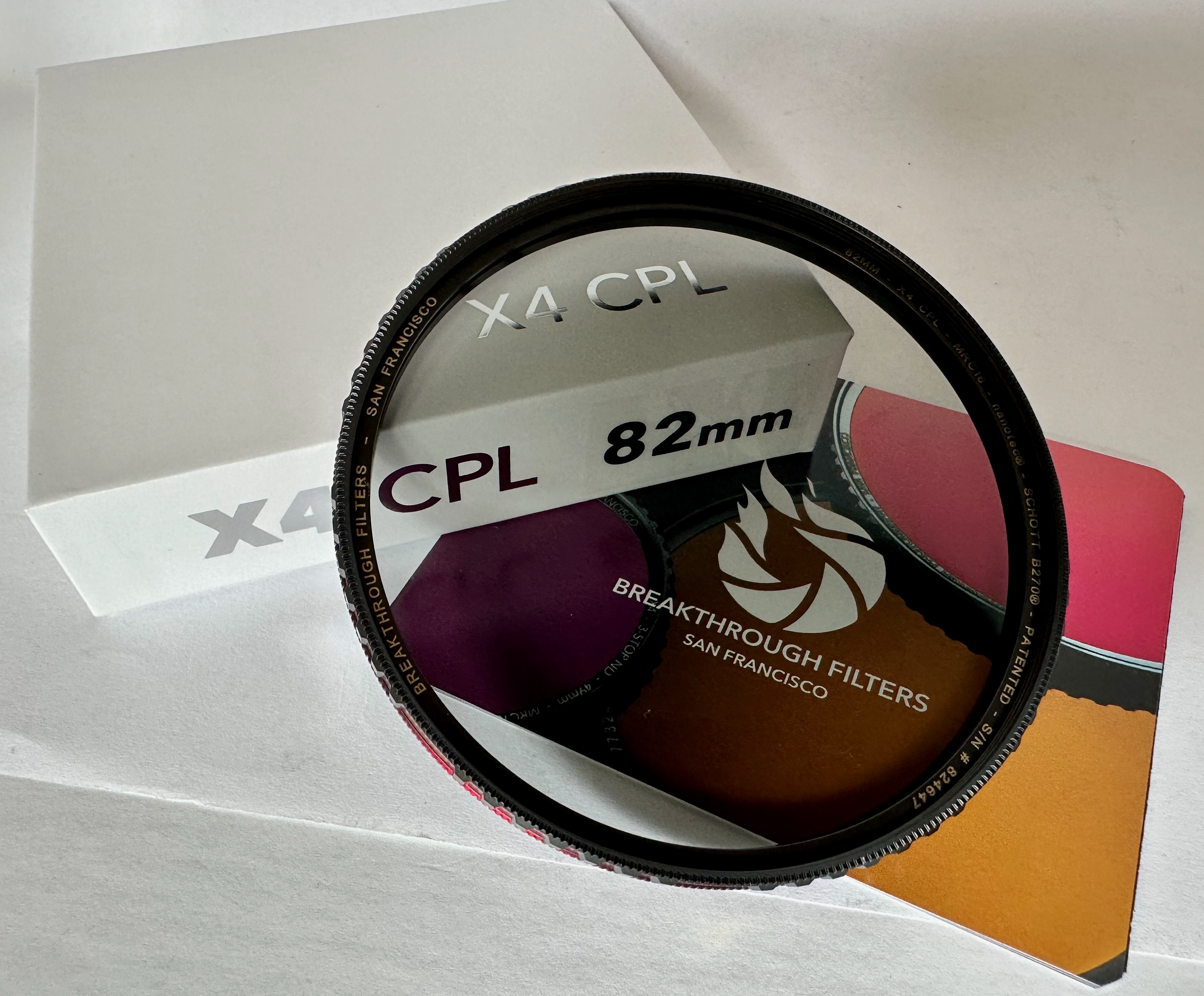 Breakthrough Photography X4 CPL 82MM Threaded Filter