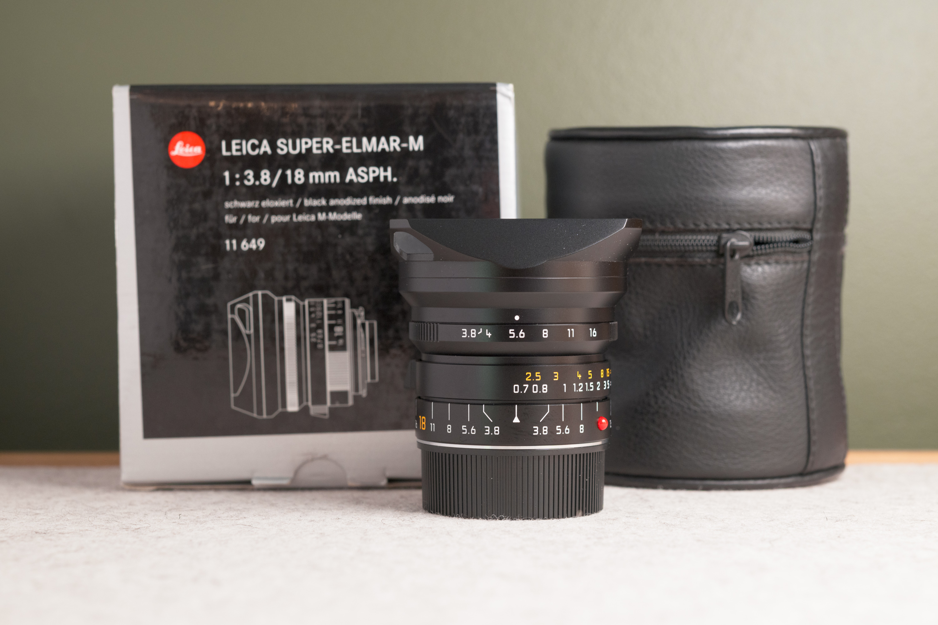 FS: Leica 18mm Super-Elmar-M f/3.8 ASPH 11649 Black - FM Forums