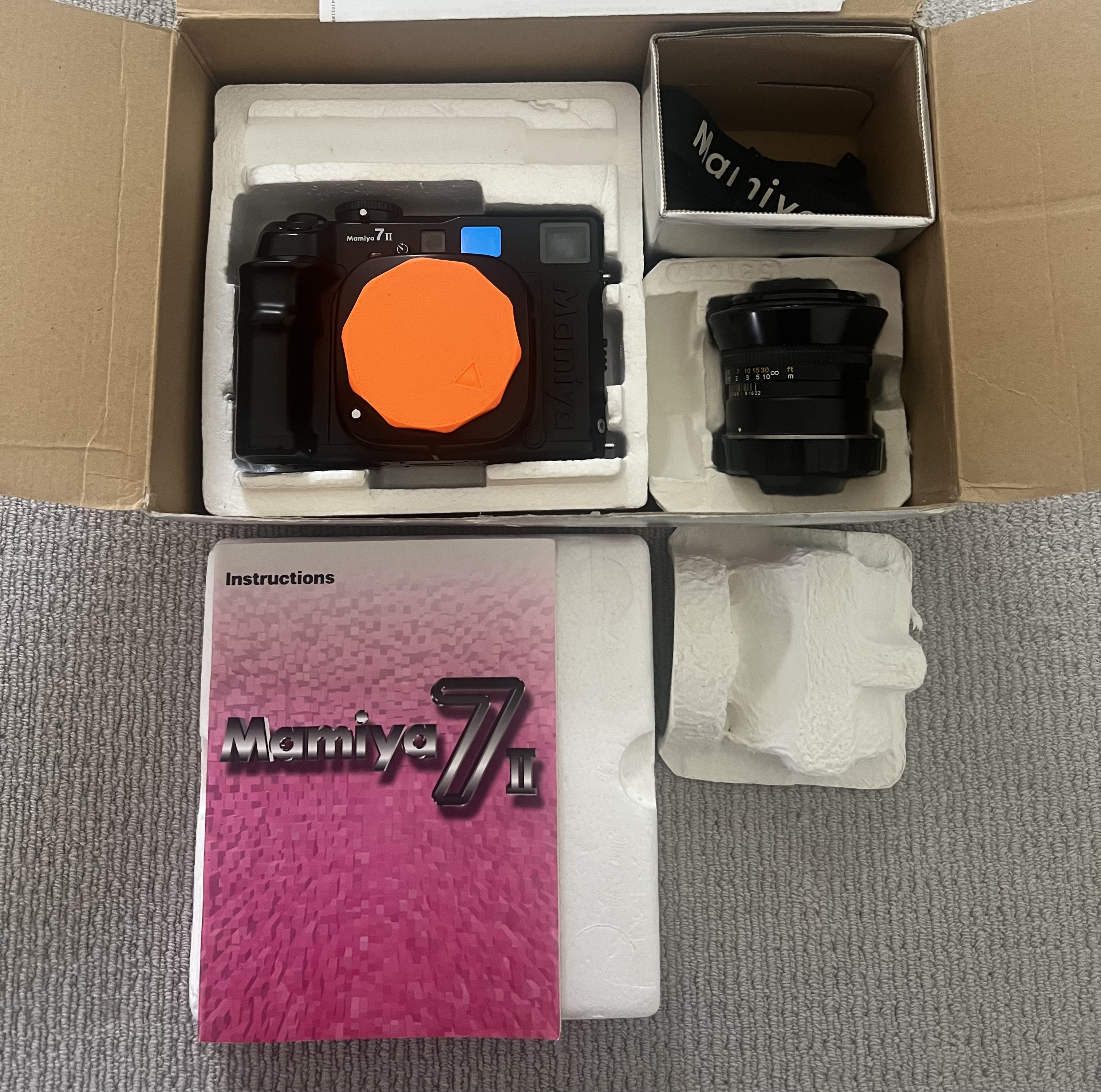 Mamiya 7ii Withdrawn: Mamiya 7ii body + 80mm boxed rangefinder medium format ...