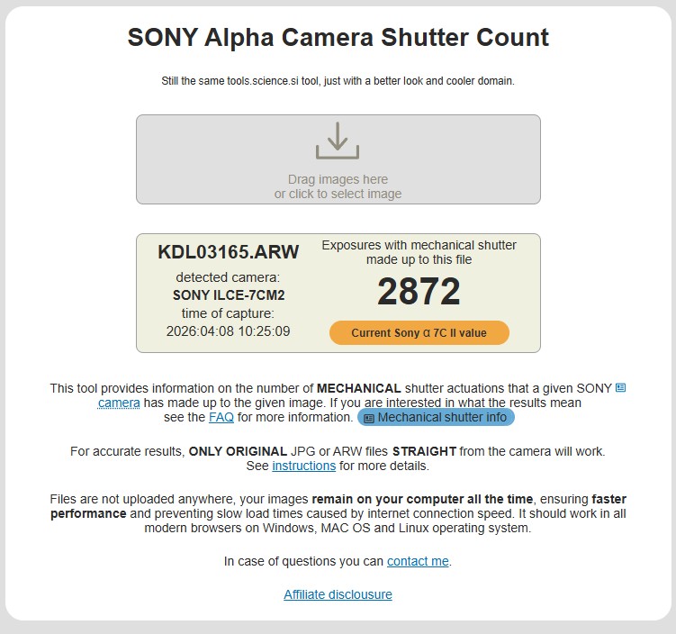 Sony a7C II Silver with SmallRig Mount