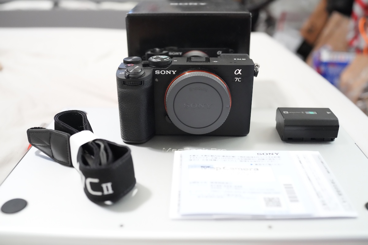 Sony A7C II in black