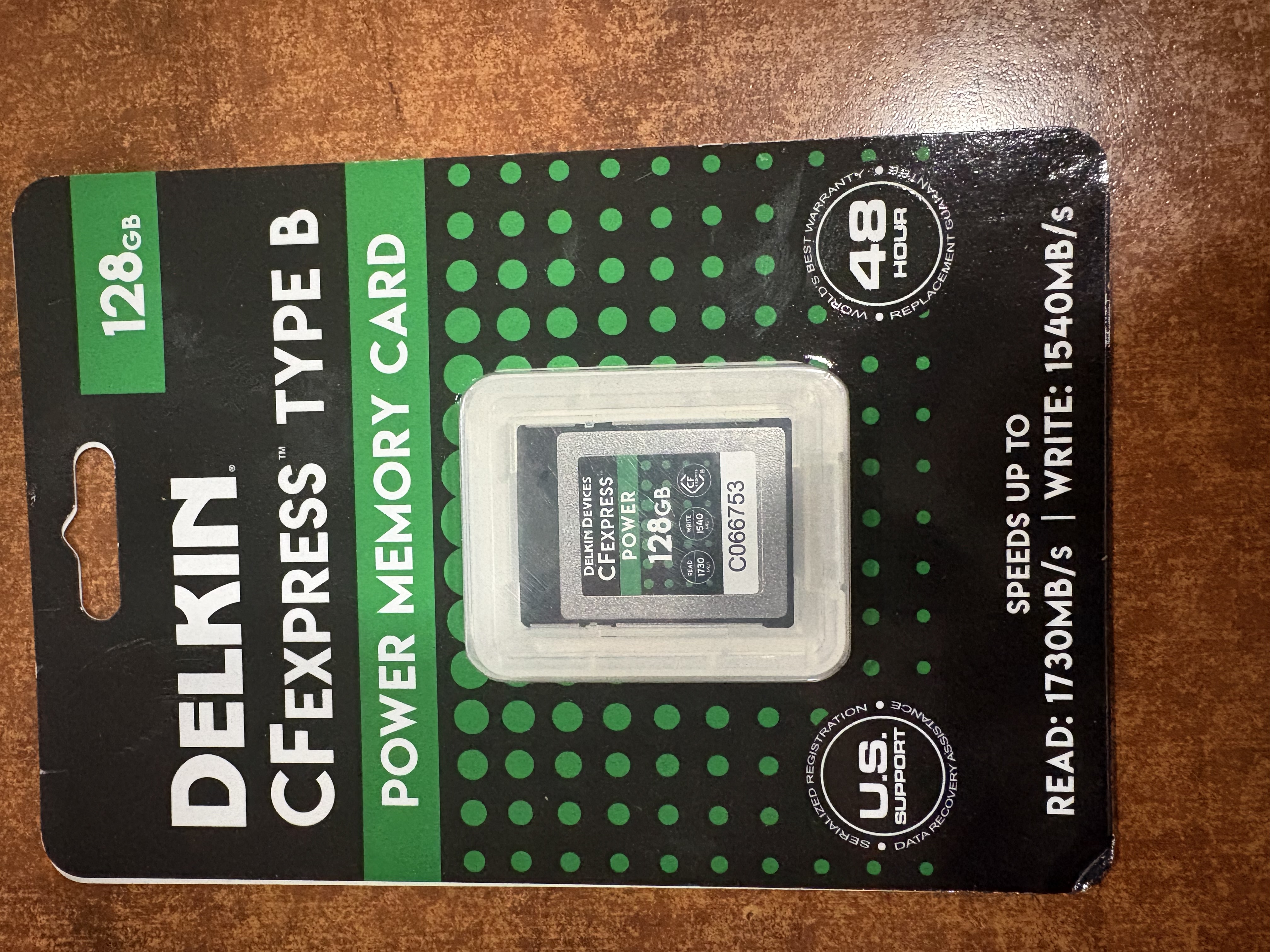 CF express type B card 128 GB