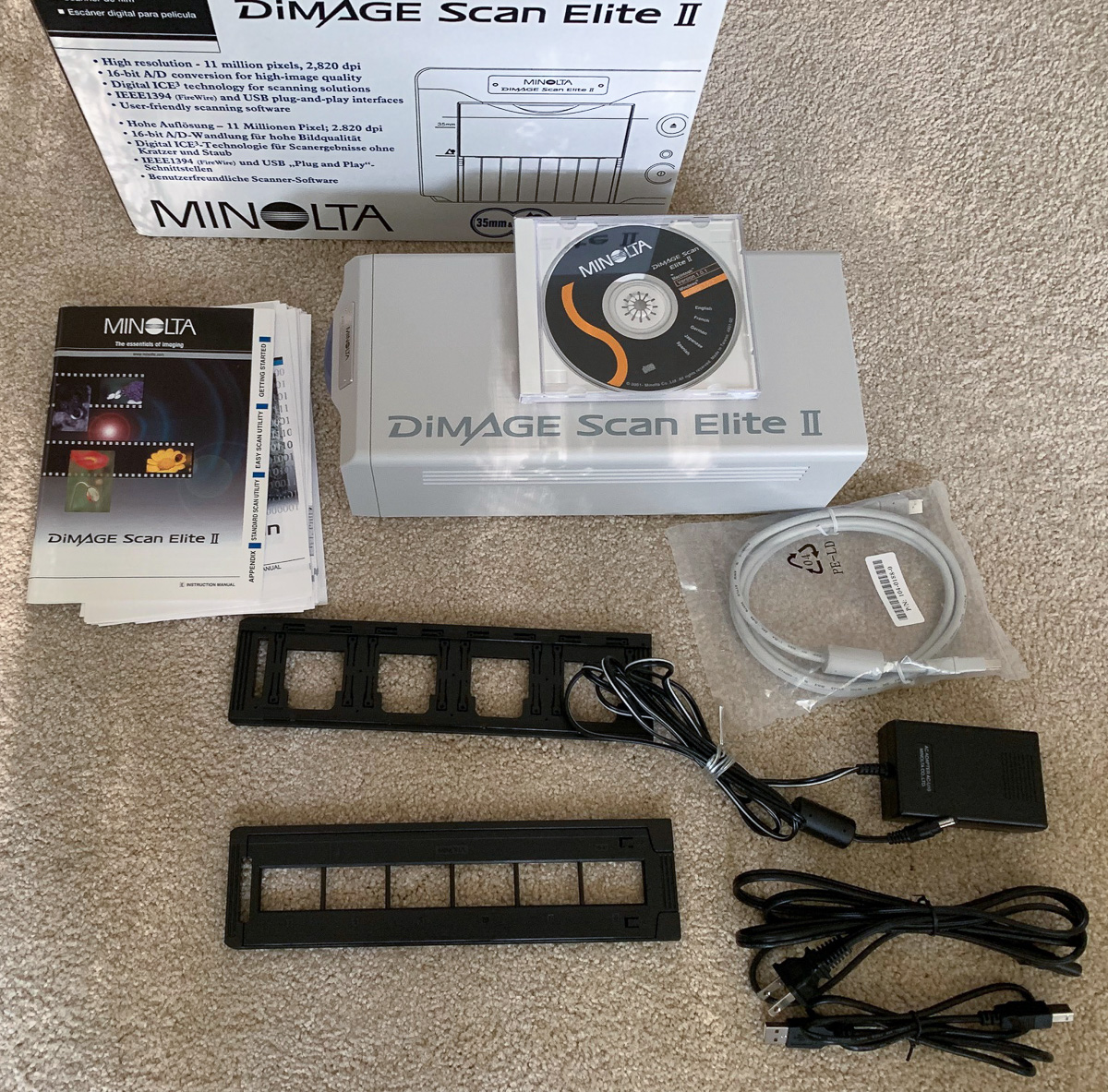 MINOLTA DiMAGE Scan Elite II フィルムスキャナー｜PC周辺機器