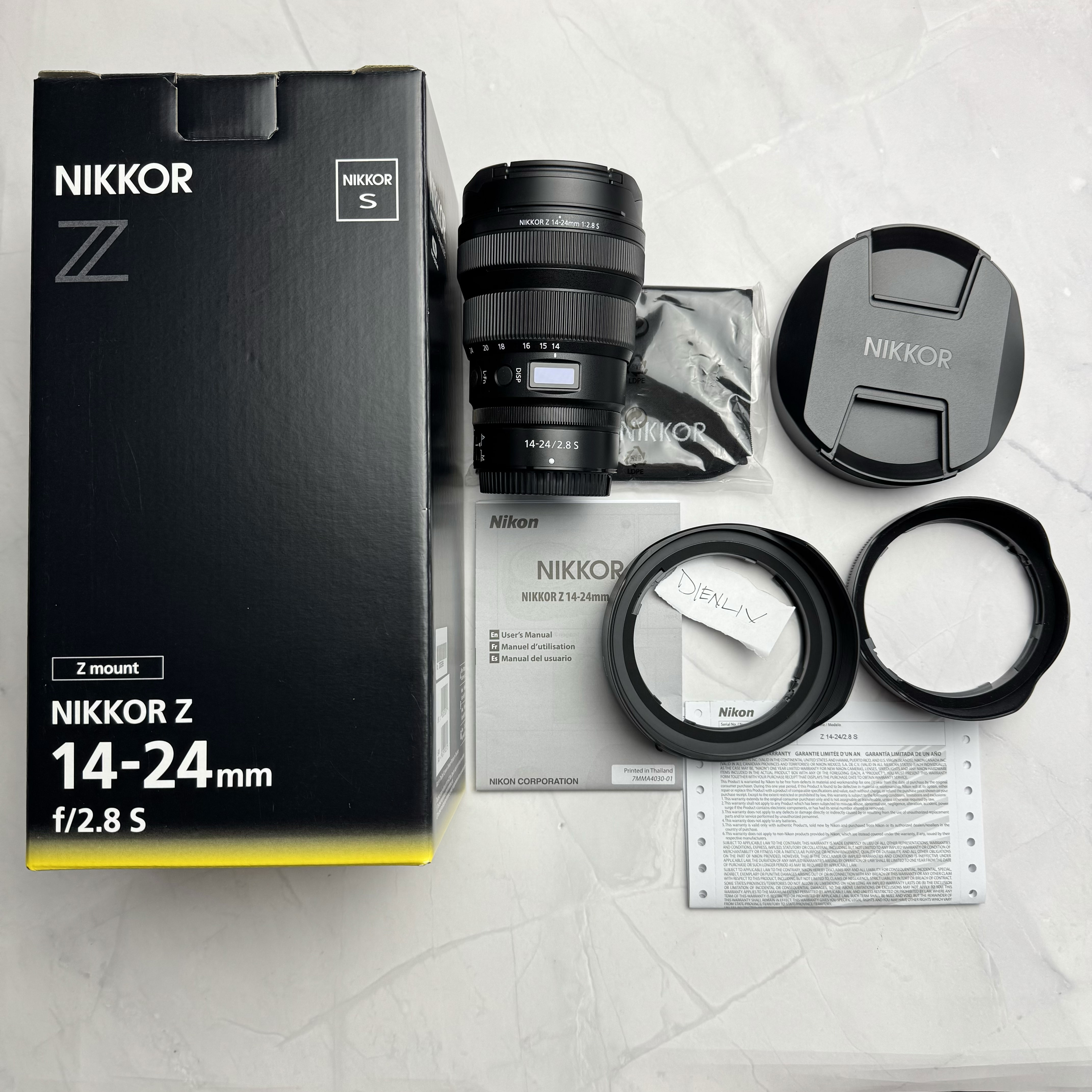 Nikon 14-24mm f/2.8 S NIKKOR Z Mirrorless Lens Z-Mount f2.8
