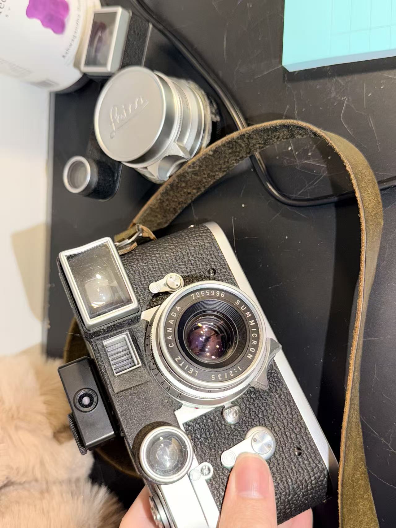Contax g2, Leica 35mm F2 with goggles (CLAd), Leica 35mm F2.8