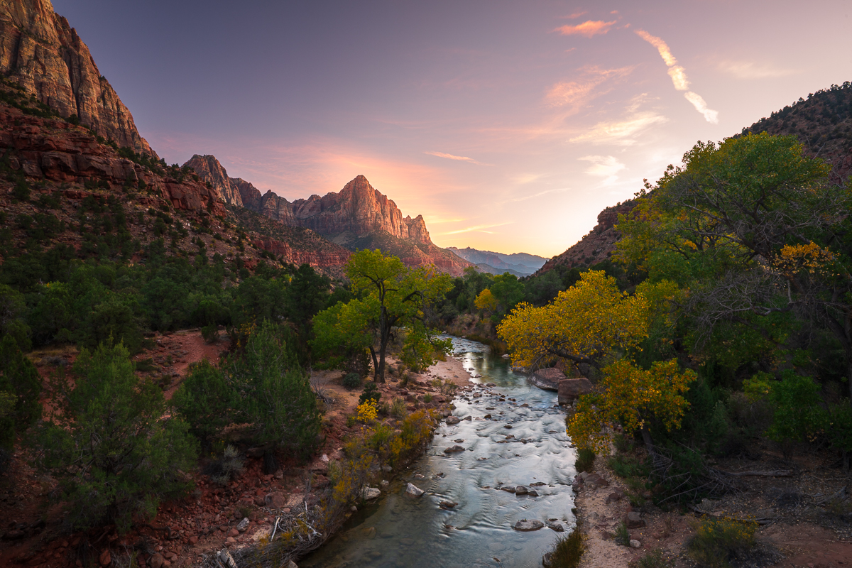 Watchman Tower Sunset - Zion National Park