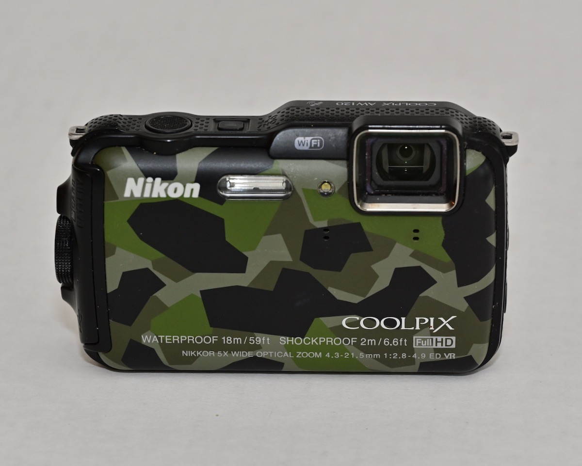 FS: Nikon Coolpix AW120, Camo with olive drab silicone case - FM