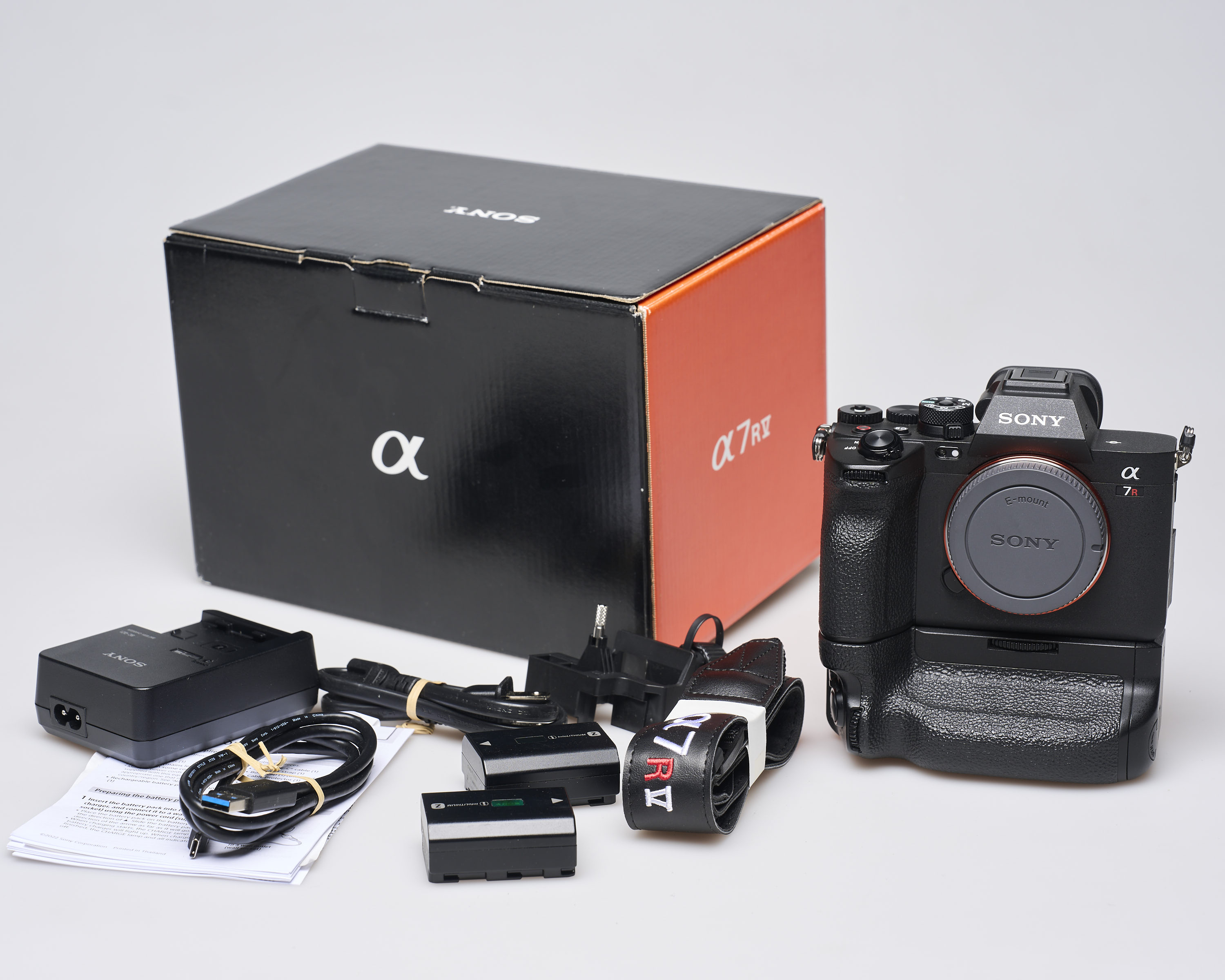 Sony A7r V Sony ILCE-7RM5 camera body and Sony VG-C5 grip