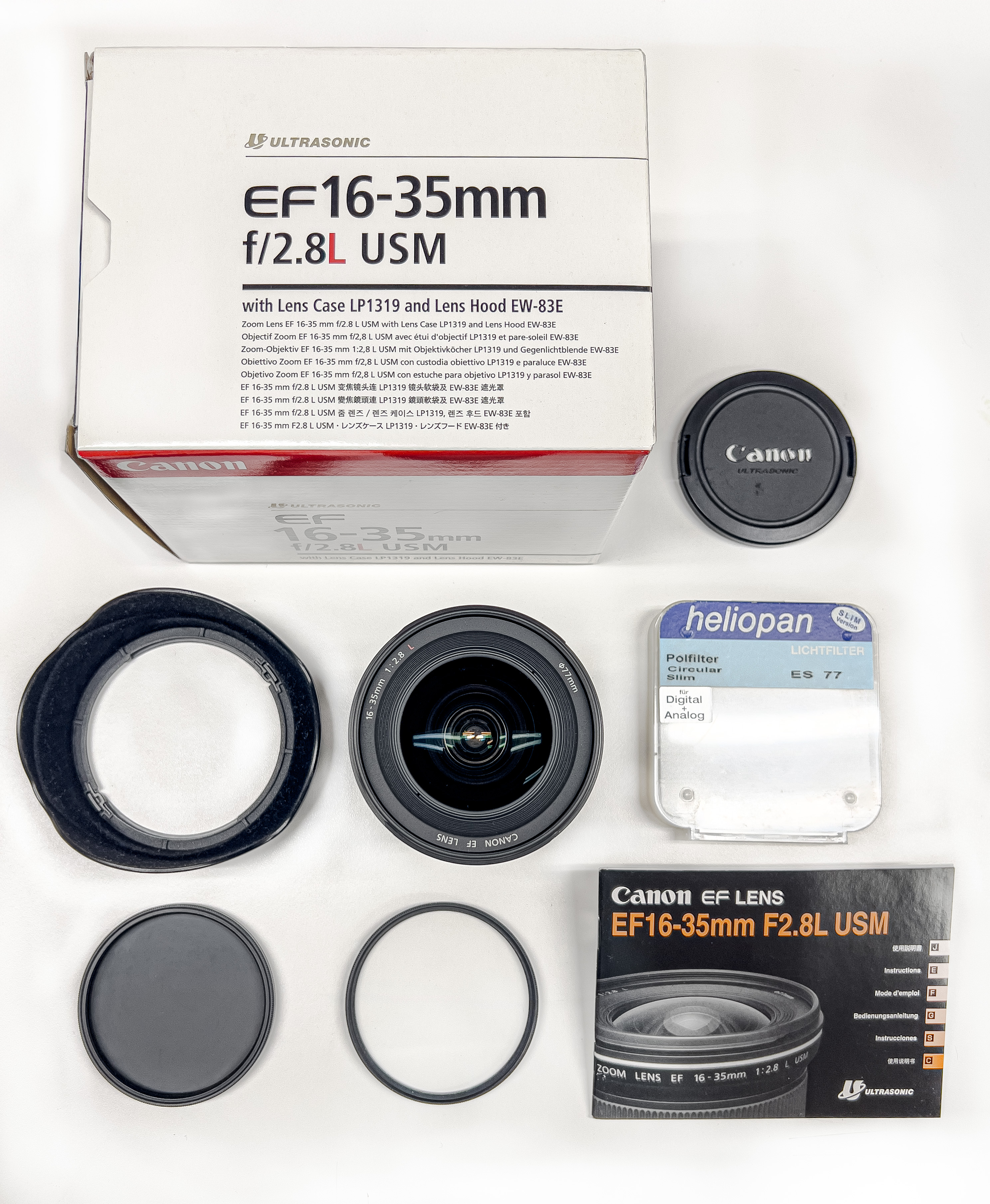 Canon EF 16-35mm f/2.8L USM Ultra Wide Zoom - ONE OWNER, MINT