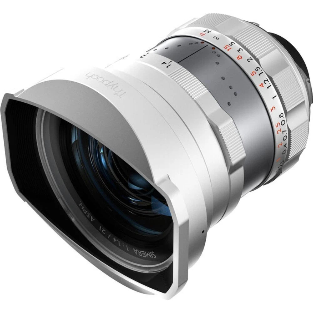 Thypoch Simera 21mm f/1.4 Manual Focus Prime (Silver, Leic...