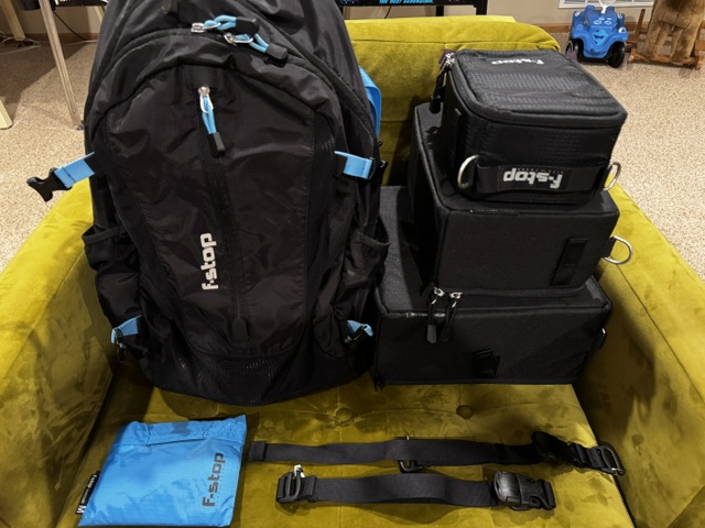 F-Stop Guru UL Backpack with Extras!  Mint Condition!!
