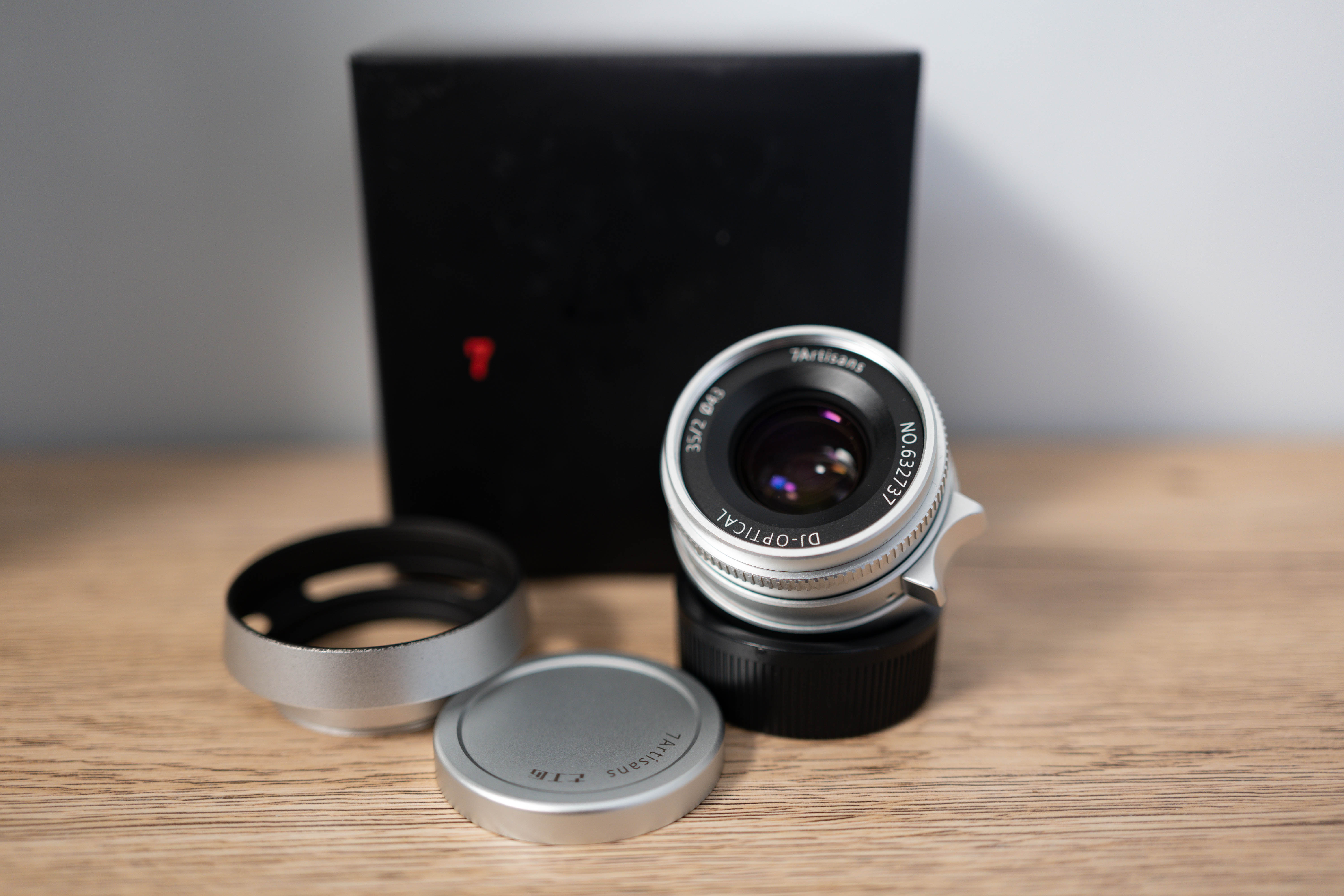 Sold 7Artisans 35mm f2 Leica M mount lens silver + Hood FM Forums
