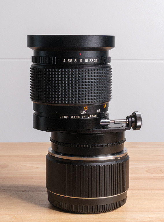 For Fuji GFX - Mamiya-Sekor 50MM f/4.0 SHIFT lens w/ Kipon...
