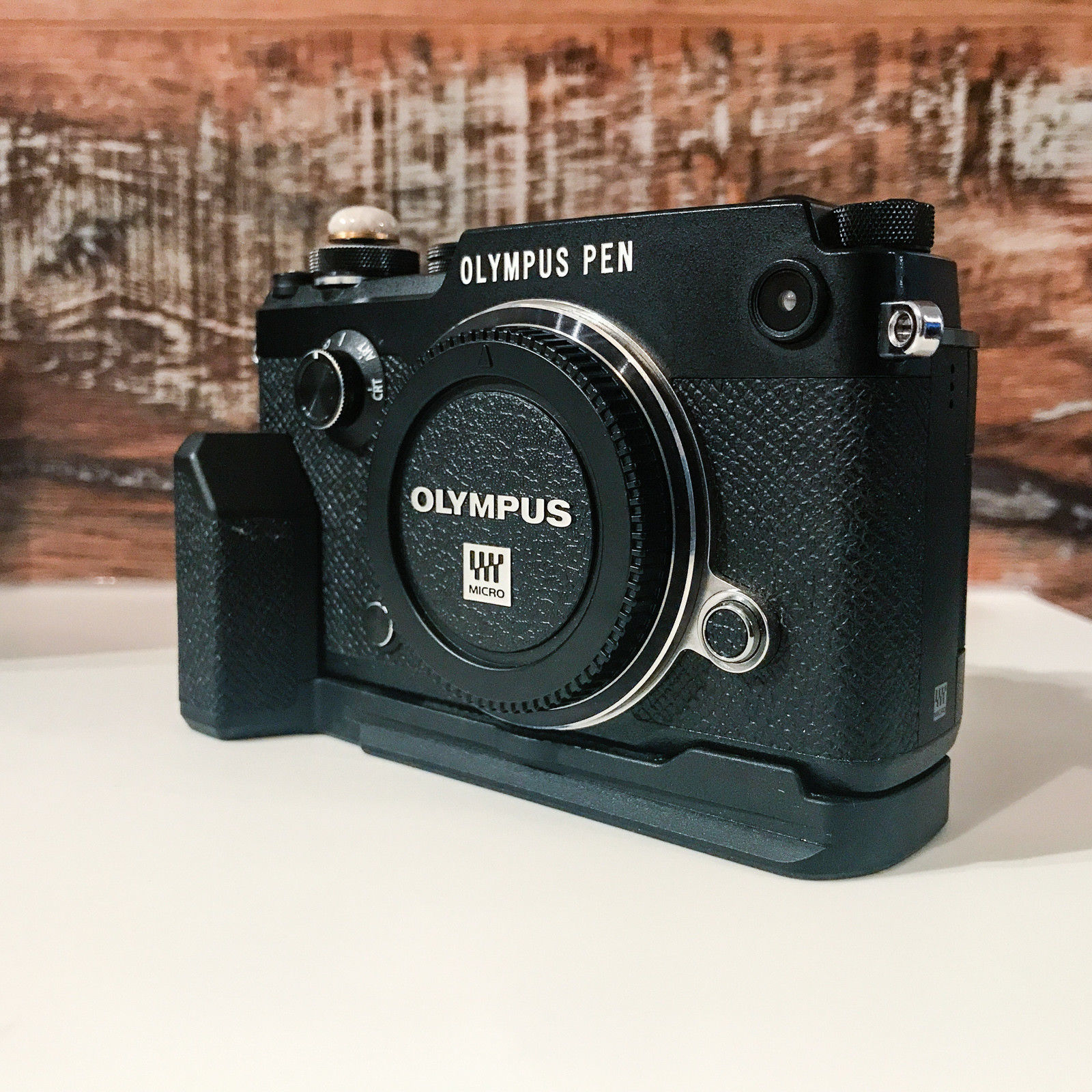 Sold: Olympus Pen-F (Black) Body w/ ECG-4 Grip & Extras Including