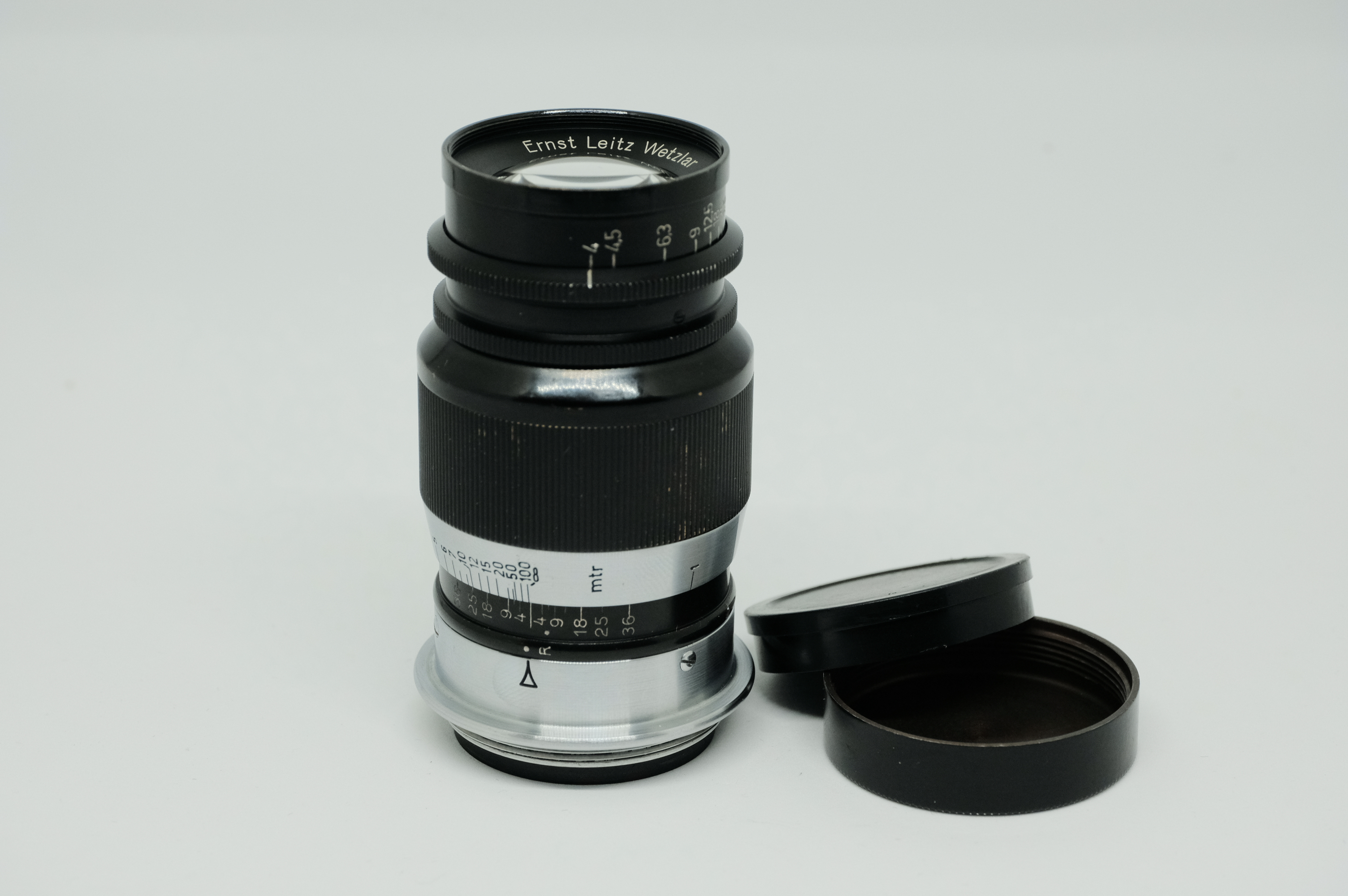 FS: Pre-WWII 1936 Black Paint Leica Leitz Elmar 90mm f/4 Type 2