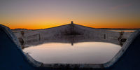 Abandoned Dinghy at Sunrise