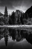 Half Dome on The Merced