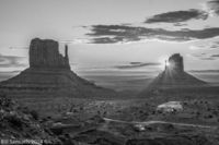 Monument Valley Sunrise   some work on Photoshop