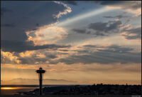 Space Needle in the Evening