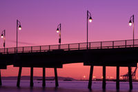 Belmont Pier Silhouette